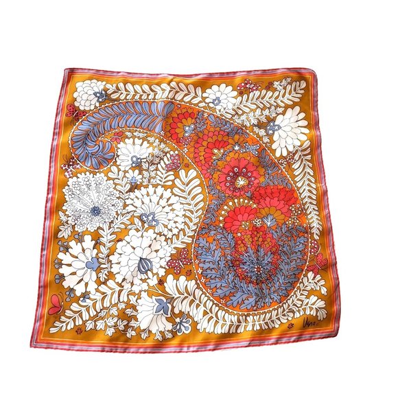 Vera Accessories - Vera Silk Scarf Vintage Square Scarf Vera Ladybug